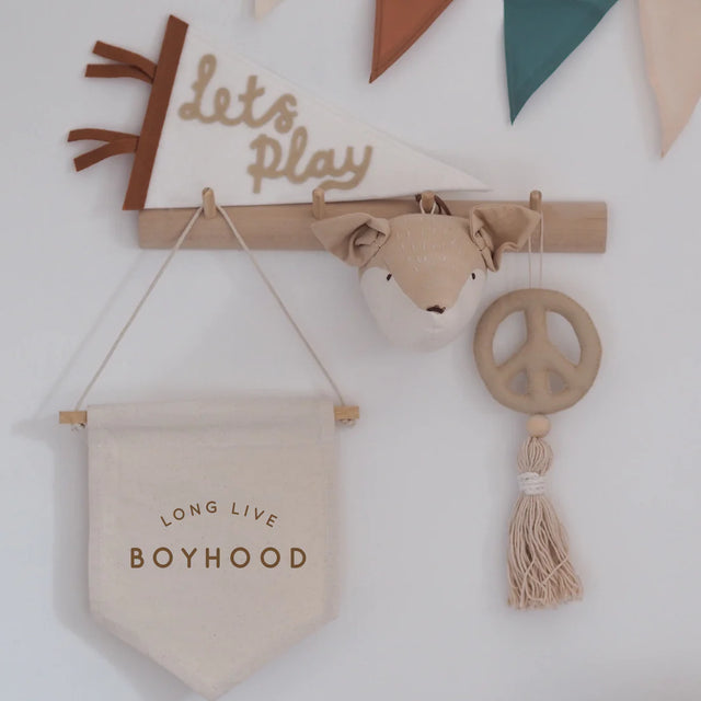 Long Live Boyhood Wall Hanging