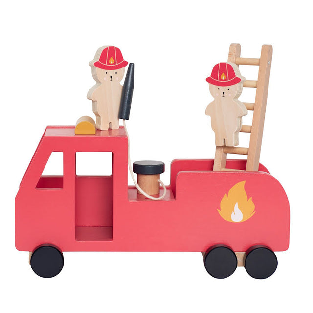 Wooden Play Fire Engine