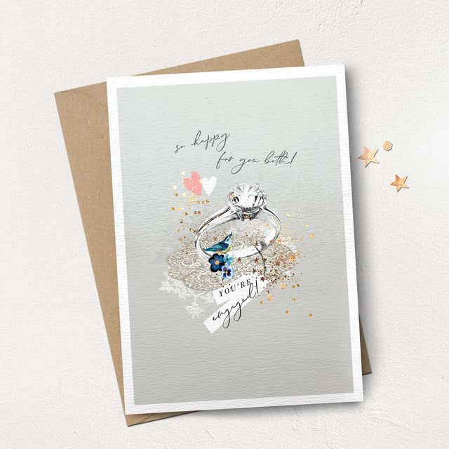 Engagement Diamond Ring Card