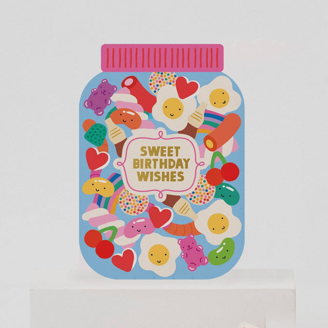 Sugar Rush Sweet Jar Birthday Card