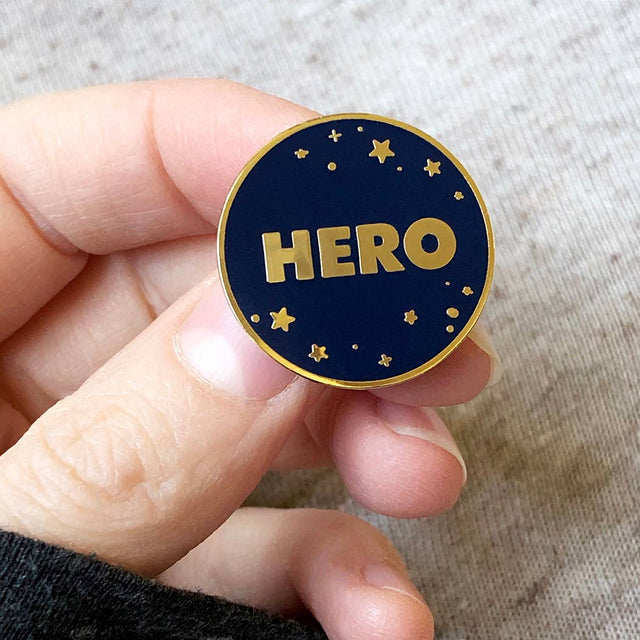 Hero Enamel Pin