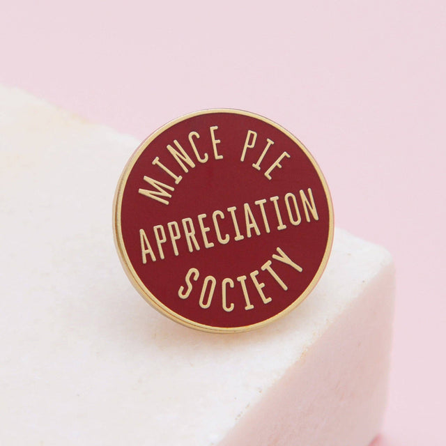 Mince Pie Appreciation Society Pin