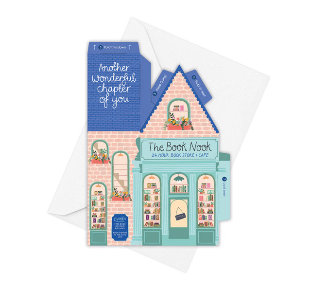 Book Nook 3D Card