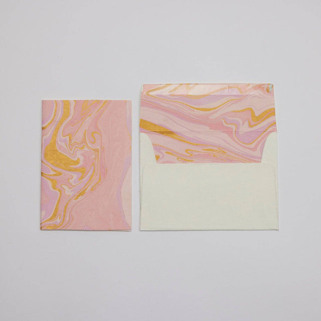 Marshmallow Marble Card