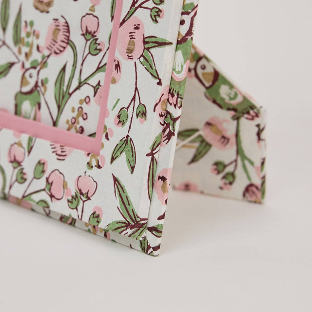 Song Birds Blush Block Printed Picture Frame (5x7)