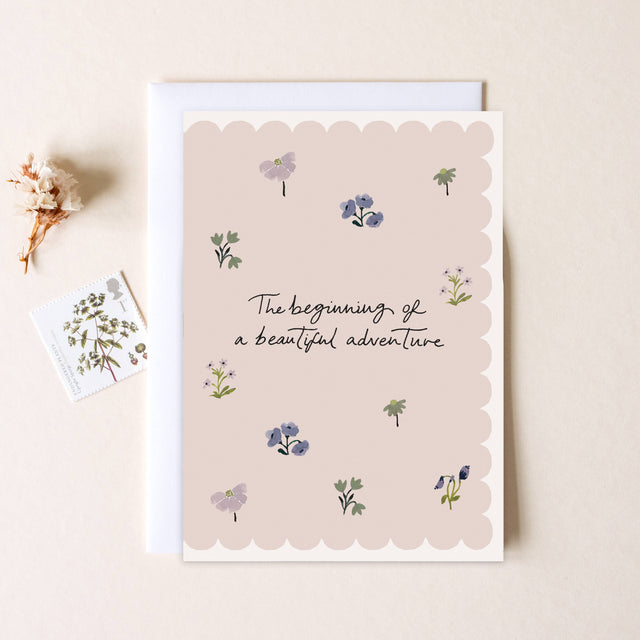Beautiful Adventure Wedding Card