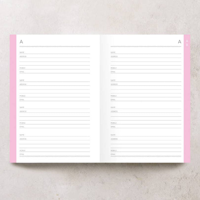 Address & Birthday Book