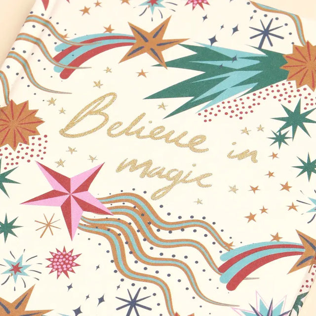 Small Cream Magic Shooting Star Notebook