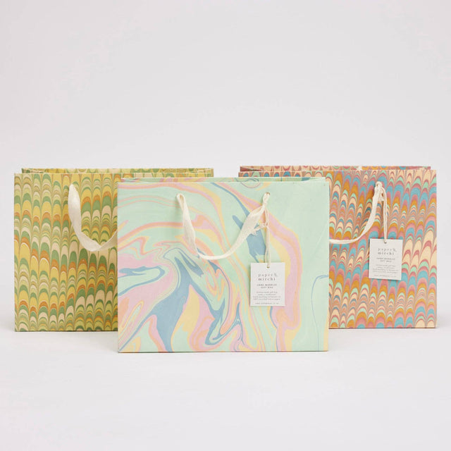 Medium Bouquet Marbled Gift Bags