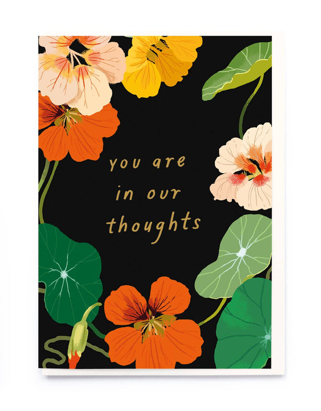 In Thoughts Floral Card