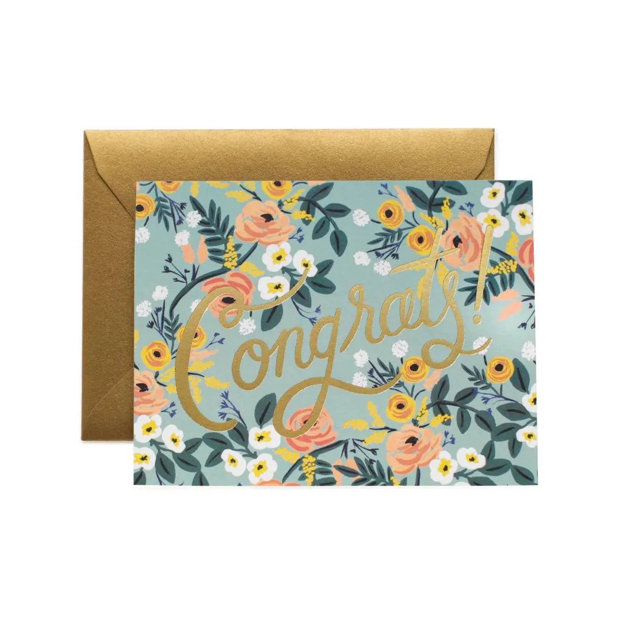 Blue Meadow Congrats Card