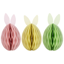 Load image into Gallery viewer, Easter Bunny Honeycomb Decorations