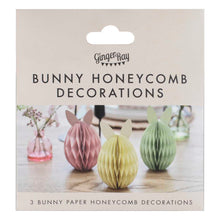 Load image into Gallery viewer, Easter Bunny Honeycomb Decorations