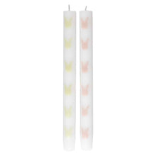 Load image into Gallery viewer, Easter Bunny Dinner Candles 2 Pack