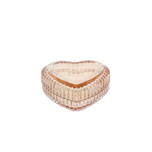 Glass heart Trinket Box