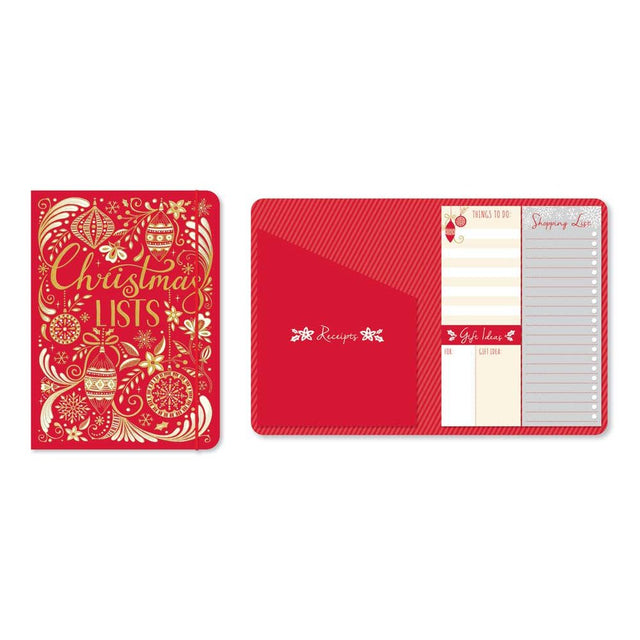 Christmas Lists Notebook