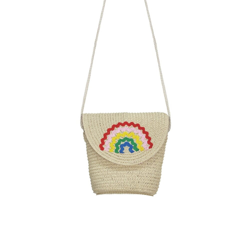 Ric Rac Rainbow Basket Bag