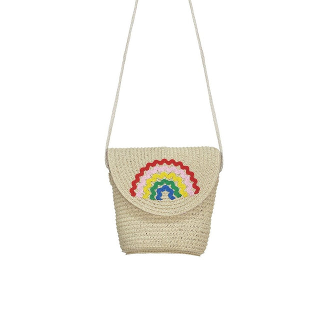 Ric Rac Rainbow Basket Bag