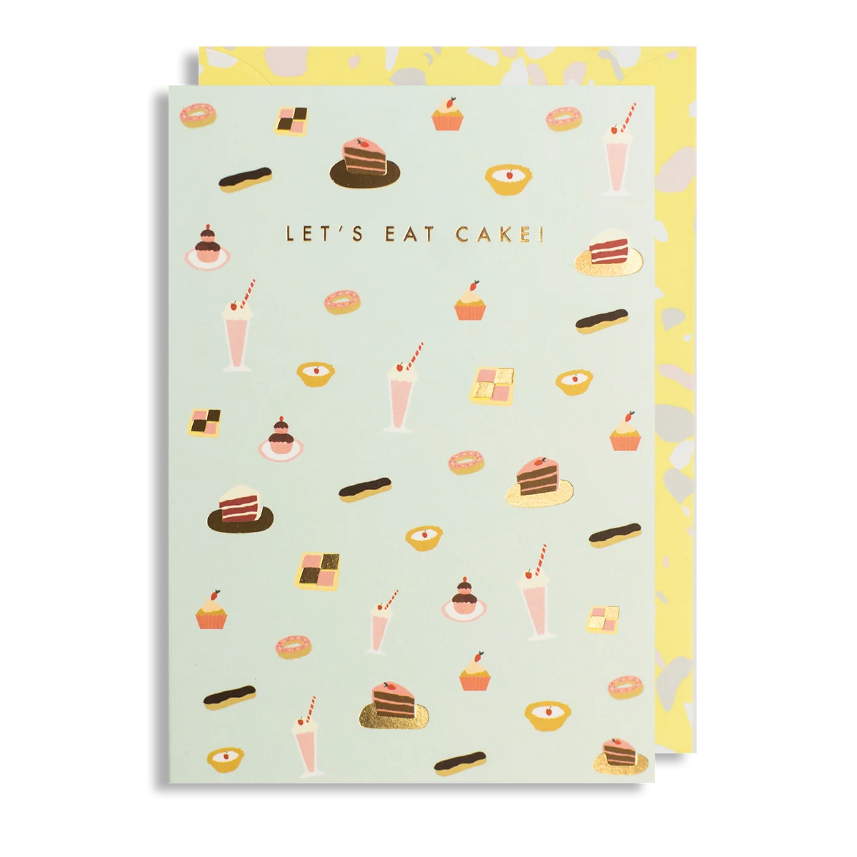 Let's Eat Cake Card Freda & Bert Gift Shop Cambridge