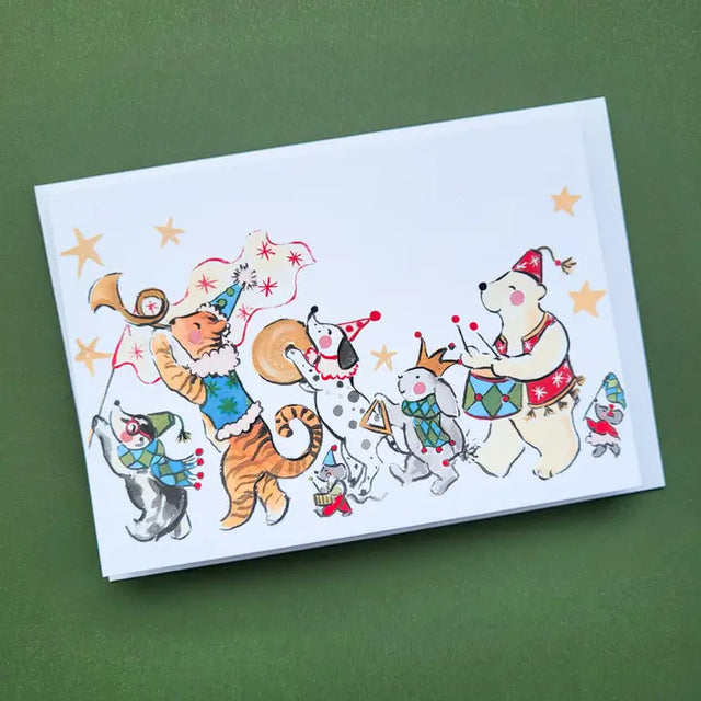Animal March Card