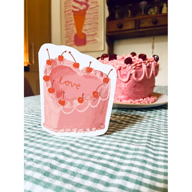 Love Heart Cake Card