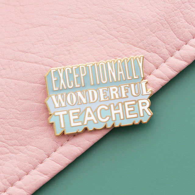 Exceptionally Wonderful Teacher Pin