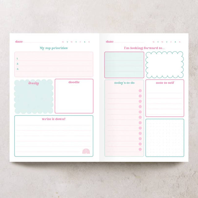 Pink Hearts 2024 Planner