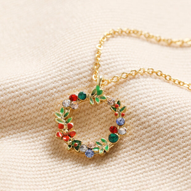Crystal Wreath Necklace