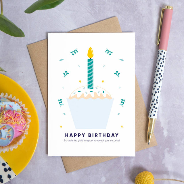 Birthday Cake Scratch Card