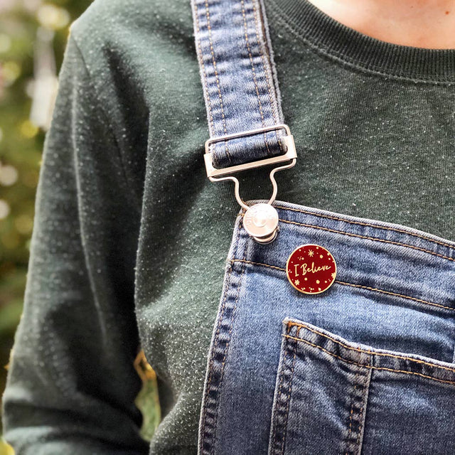 I Believe Enamel Pin Badge