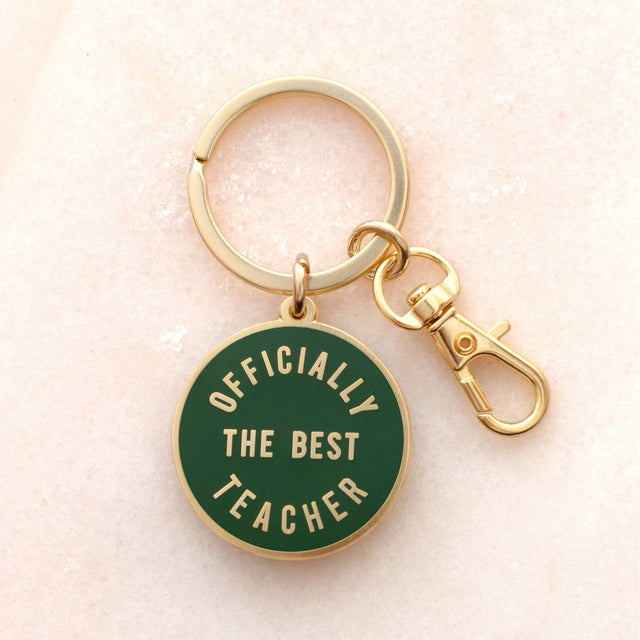 Officially the Best Teacher Keyring