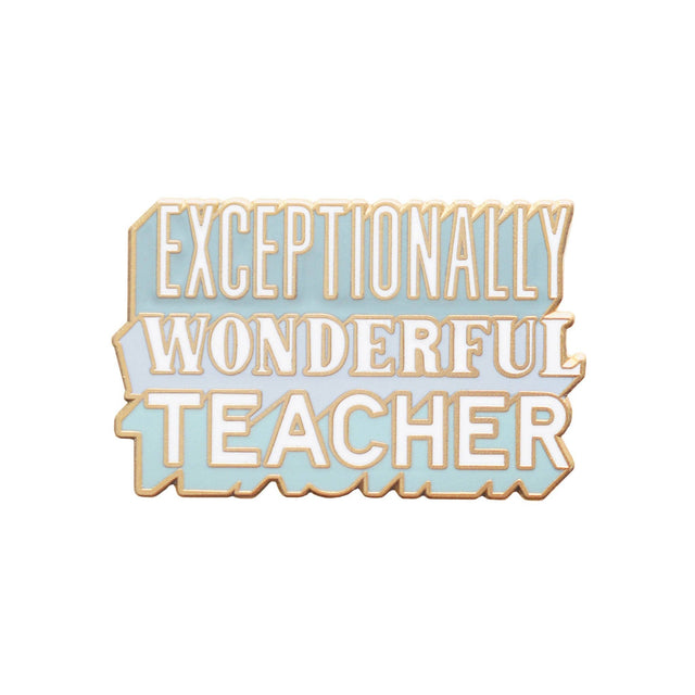 Exceptionally Wonderful Teacher Pin