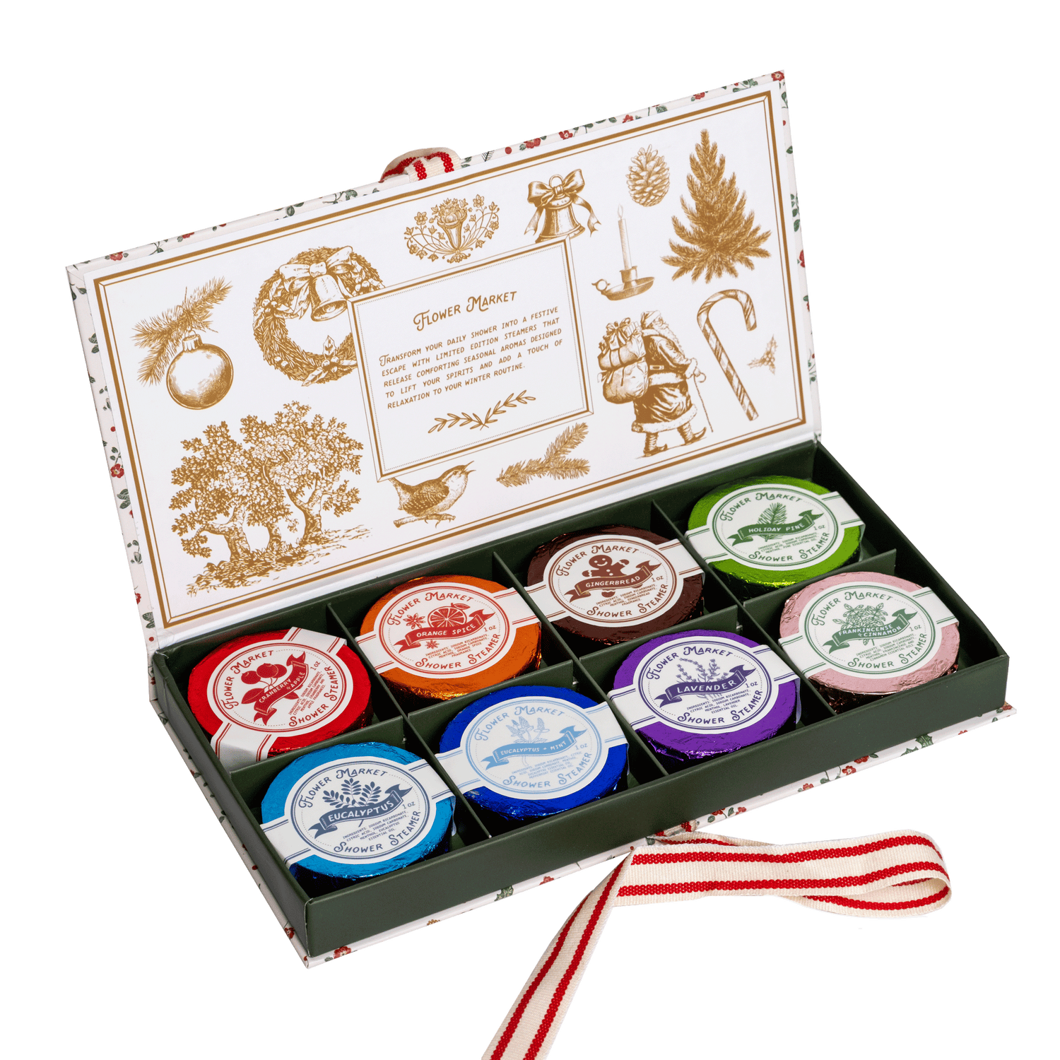 Holiday Shower Steamers 8 Pack