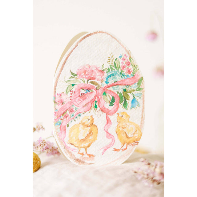 Easter Egg Hand Cut Card