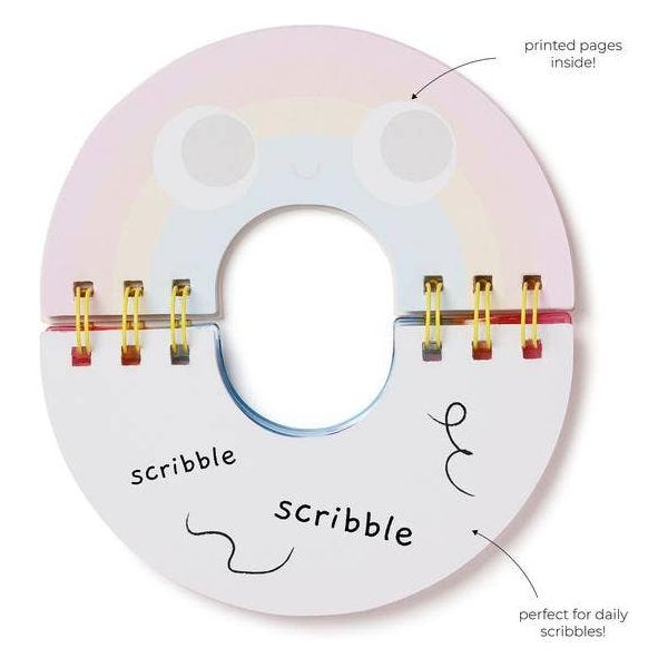 Squishy Rainbow Mini Notebook