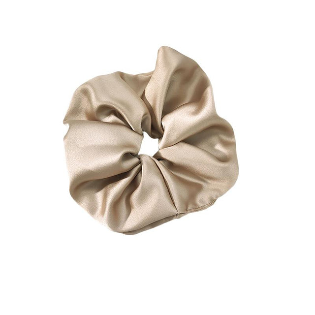 Large Silky Scrunchie - Champagne