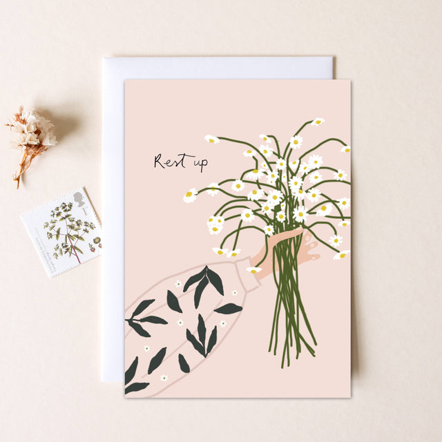 Rest Up Get Well Soon Card