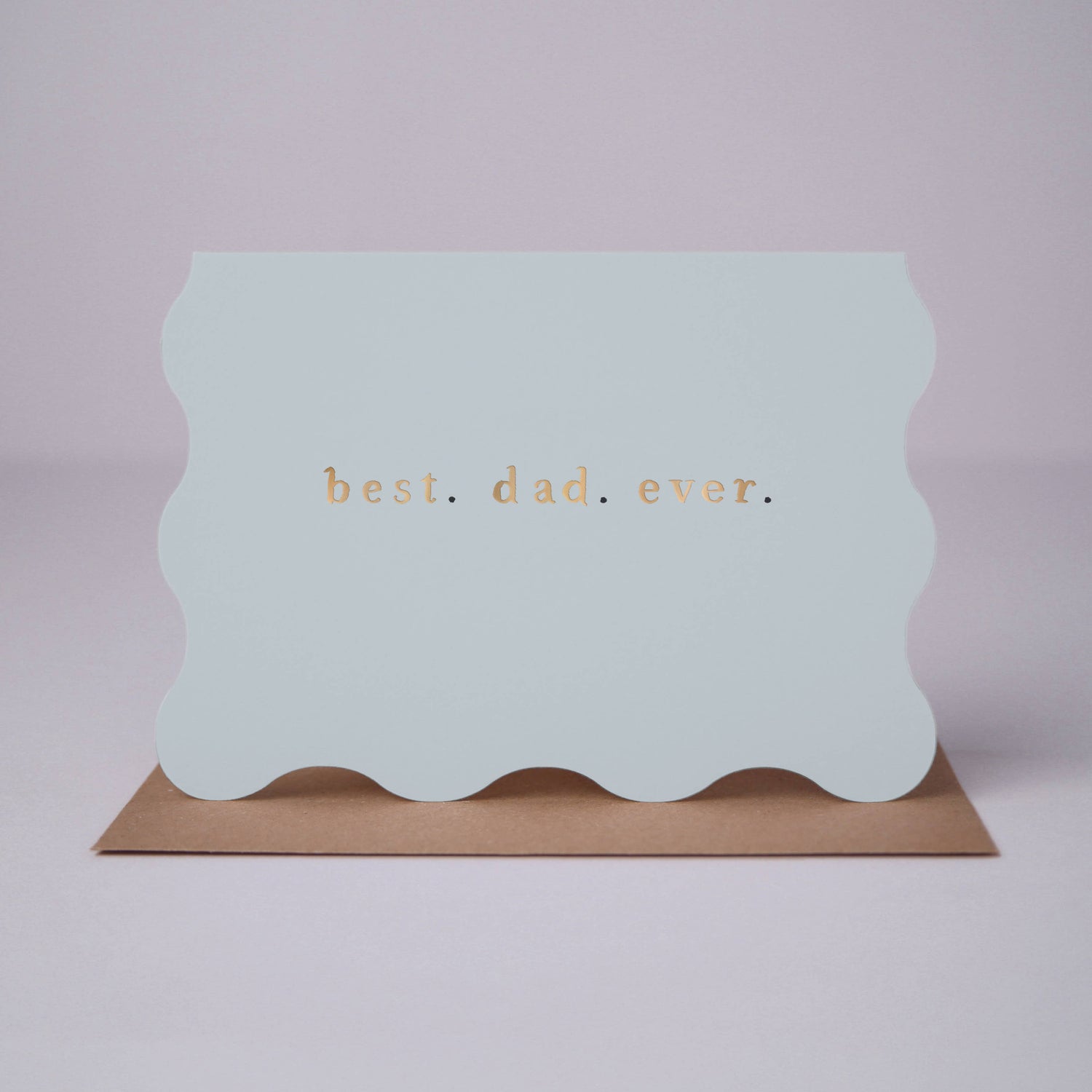 Best Dad Ever Wavy Card