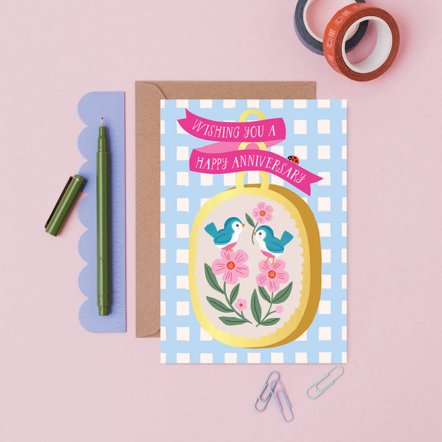 Love Bird Anniversary Card