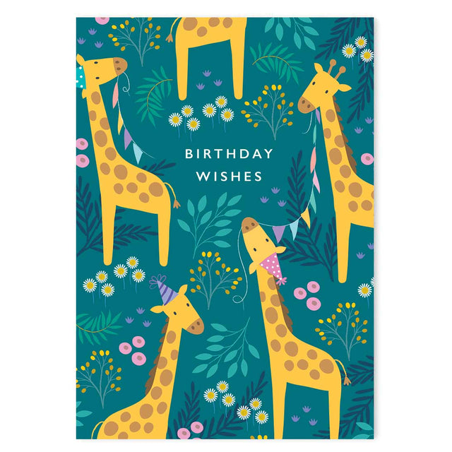 Giraffe Birthday Card