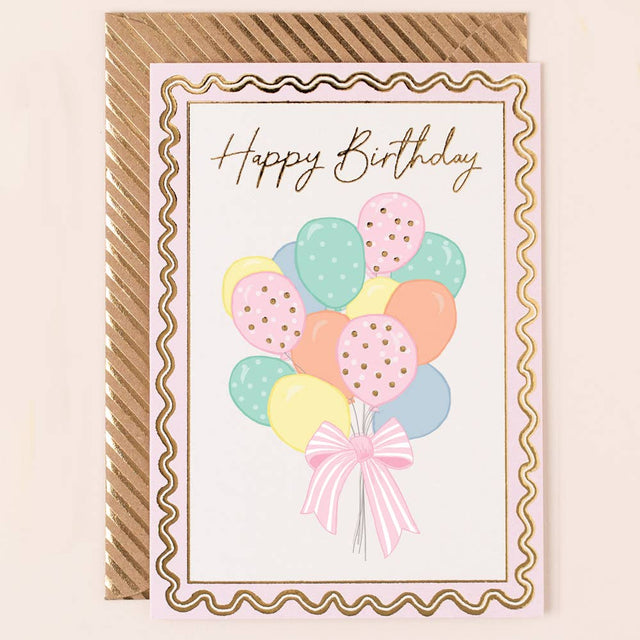 Birthday Balloons Card