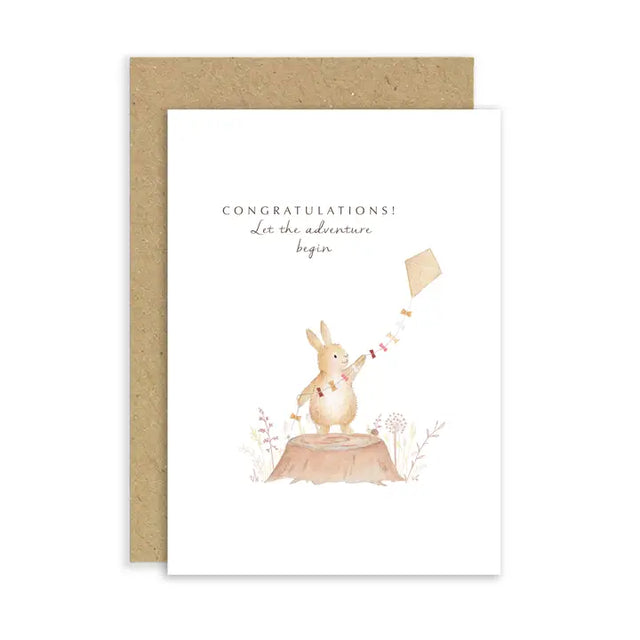 Congrats Adventure Begins Card