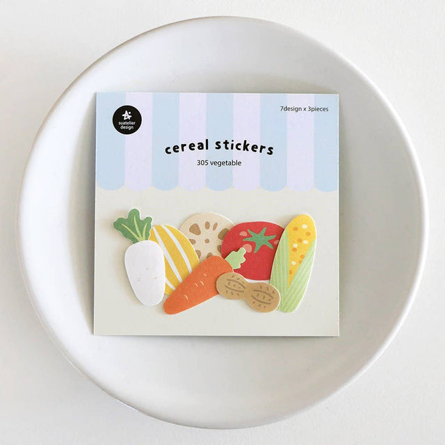 Cereal Stickers: Vegetables