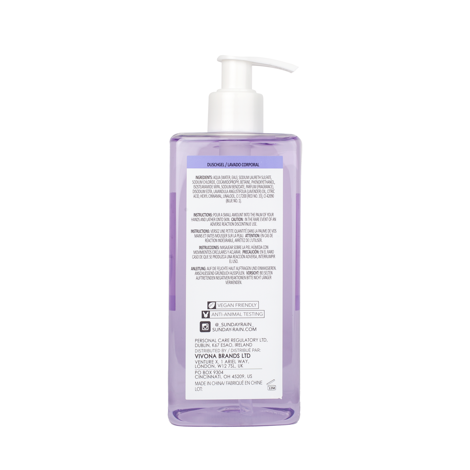 Sleep Easy Lavender Body Wash
