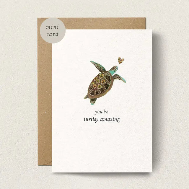 Mini Turtley Amazing Card