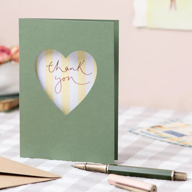 Thank You Cut Out Card