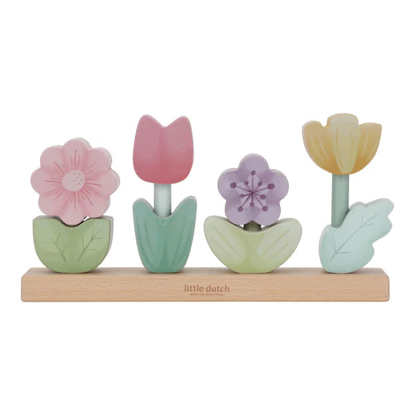 Fairy Garden Flowers Stacking Puzzle