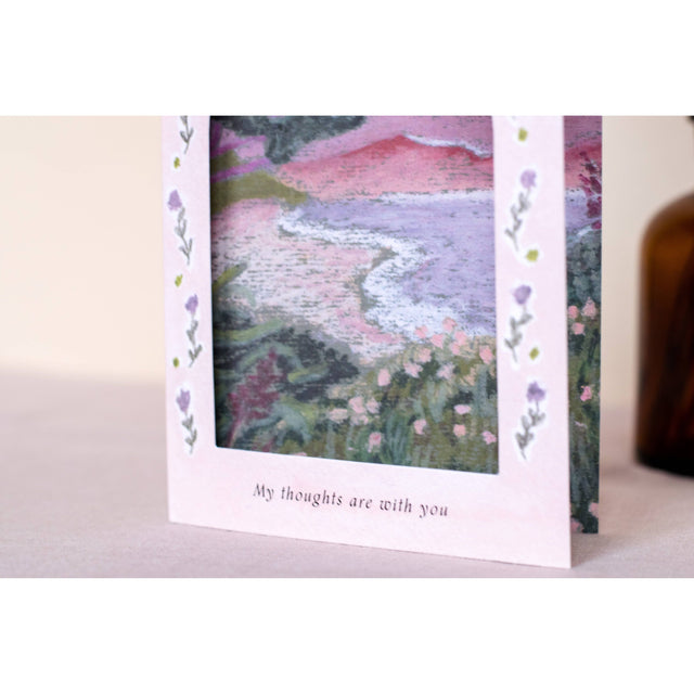 Thinking of You Arch Window Card