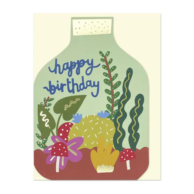 Terrarium Birthday Card