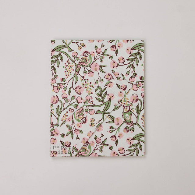 Song Birds Blush Block Printed Picture Frame (5x7)